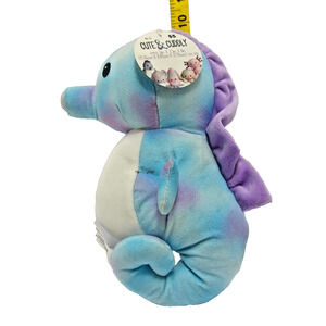 NWT Cute & Cuddly Pastel Seahorse Plush 11" Animal Pals Soft Comfort Huggable